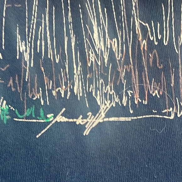 Hazel woods premium cotton tee XL black with buck-front&back heavy weight tee - Picture 10 of 14